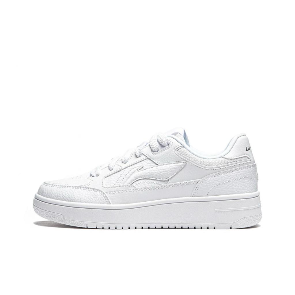 Li Ning Tianji Black White Weightlessness Synthetic Leather Abrasion Resistant Slip Resistant Low top Skateboard Shoes AGCU095-5(Team2030-)
