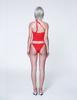 Amun Natty One-Shoulder Tank Bikini - Rich Red