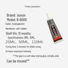 B7000 Strong Transparent Glue for DIY Jewelry, Mobile Frame Repair, and Sticky Diamonds