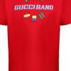 GUCCI T Shirts Men's Red Crew Neck Moderate 565806-XJB2X-6229