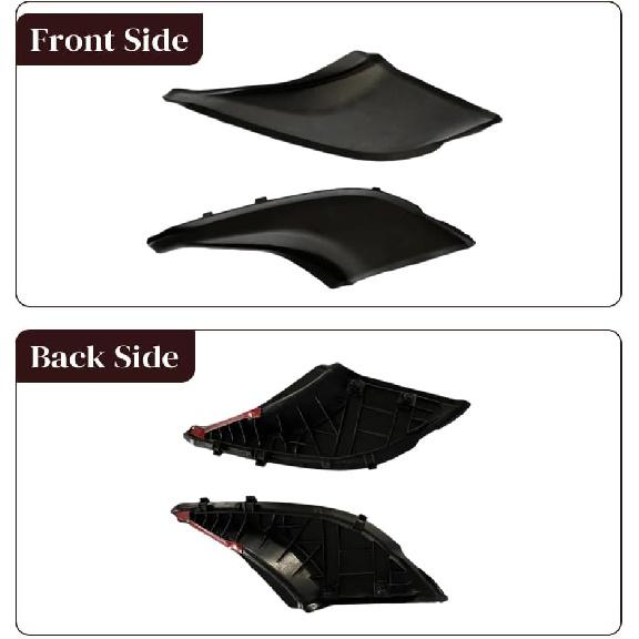 Front Fender to Cowl Side Seal Trim Cover, Replaces 53824-12011, 53823-12021, Compatible with Toyota Corolla Japan Axio 2012–2014, 2 pcs
