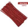 100pcs Chenille Stems Toys DIY Strips Twist Bar Anvil Wire Craft Pipe Creative Hobby Children Plush Stick Chenille Sticks Craft