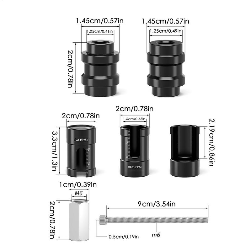 Shock Absorber Tool Eyelet Shock Bushing Tools Anti-Rust Outdoor Cycling Accessories Reusable Automotive Replacement Parts For