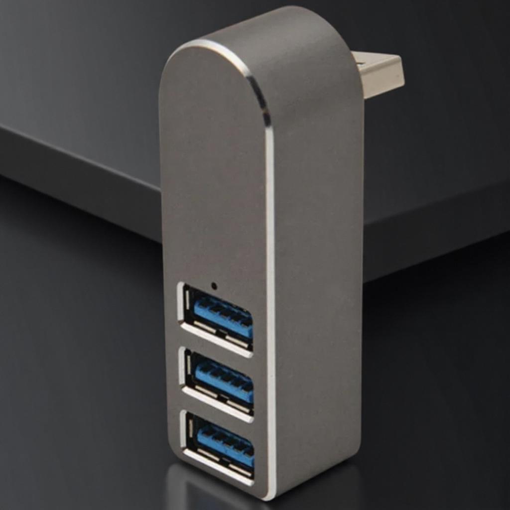 USB 3.0 Mini Hub Splitter Aluminium Alloy 3 Port USB Hub for PC Laptop U Disk Card Reader Mobile Phone Accessories