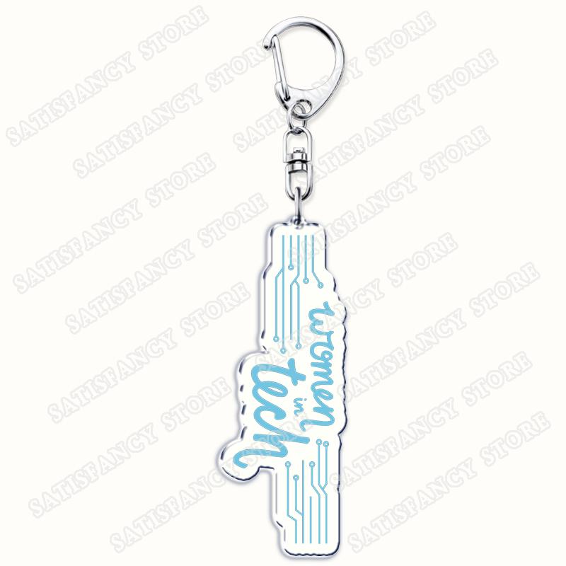Funny Code Like A Girl Programmer Keychain for Accessories Programming Developer Computer Keyring Jewelry Fans Friends Gifts