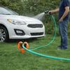 Durable Hose Guide Holder Roller Top Hose Guide Spike Practical Garden Hose Guide  Lawn Watering