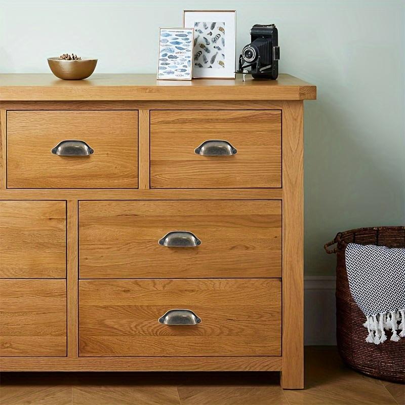 12/20pcs Antique Brass Drawer Knobs, Vintage Cabinet Pulls for Closet, Dresser & Furniture with Screws