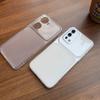 Split Dual Panel Matte Clear Case for OPPO A55 4G Large Independent Camera Window Anti-Yellow Shockproof Protective Cover