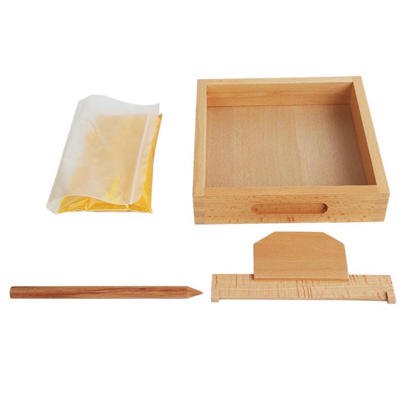Montessori Educational Toy: Children s Early Learning Sand Tray for Painting and Writing Practice