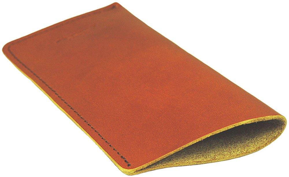 Zenith Genuine Leather Eyeglass Made In CA Case/Sunglasses Case, Japan, Camel, B-0142