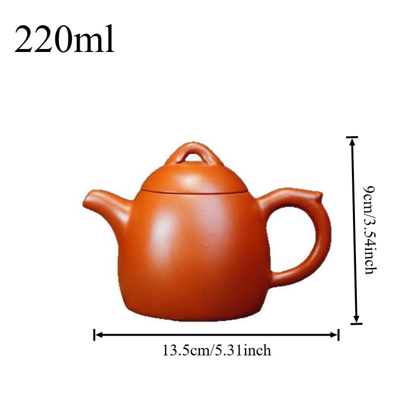 

220 мл Исинский фиолетовый глиняный чайник Домашний заварник Керамический чайный набор Аксессуары Фильтр с шариковым отверстием Чайник