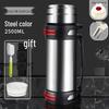 Large Capacity Portable Stainless Steel Thermos Cup for Outdoor or Car Travel