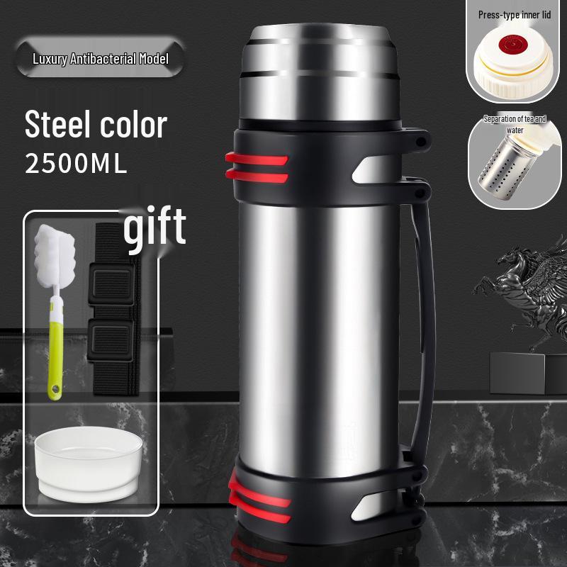 Large Capacity Portable Stainless Steel Thermos Cup for Outdoor or Car Travel