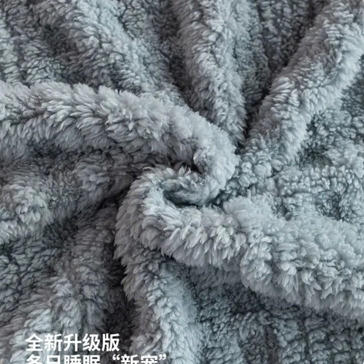 2025 Warme Dicke Decke Tafu Fleece Einfarbig Jacquarddecke Multifunktionale Überwurfdecke Sofadecke Nickerchen-Decke Kleine Decke