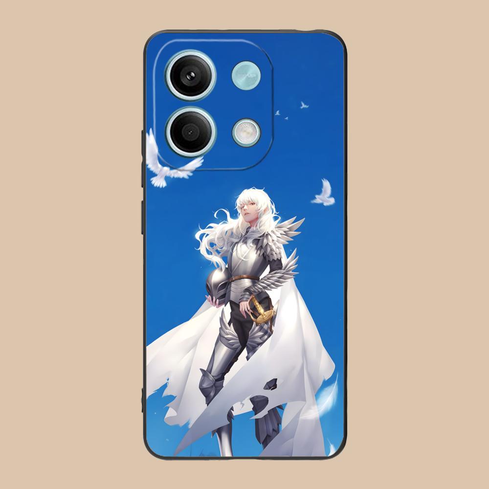 Anime Griffith Phone Case for POCO M7 M6 M5 M4 M3 X7 X6 X5 X4 X3 Pro GT 5G Soft TPU Shockproof Cover