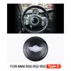 1PCS Car Steering Wheel Center Panel Car Sticker Night Jack For MINI Cooper R50 R52 R53 For Mini Cooper Interior Accessories
