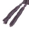 Solid Color Long Twist Braid Beanie Hat Ear Flaps Knitted Hat for Outdoor Sport