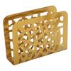 Tabletop Napkin Holder Stainless Steel Hollowed Metal Paper Napkin Holder Tissue Dispenser for Kitchen Countertop Bar