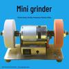 Adjustable Speed Electric Mini Bench Grinder with Coarse & Fine Wheels for Knife Sharpening, Polishing & Rust Removal
