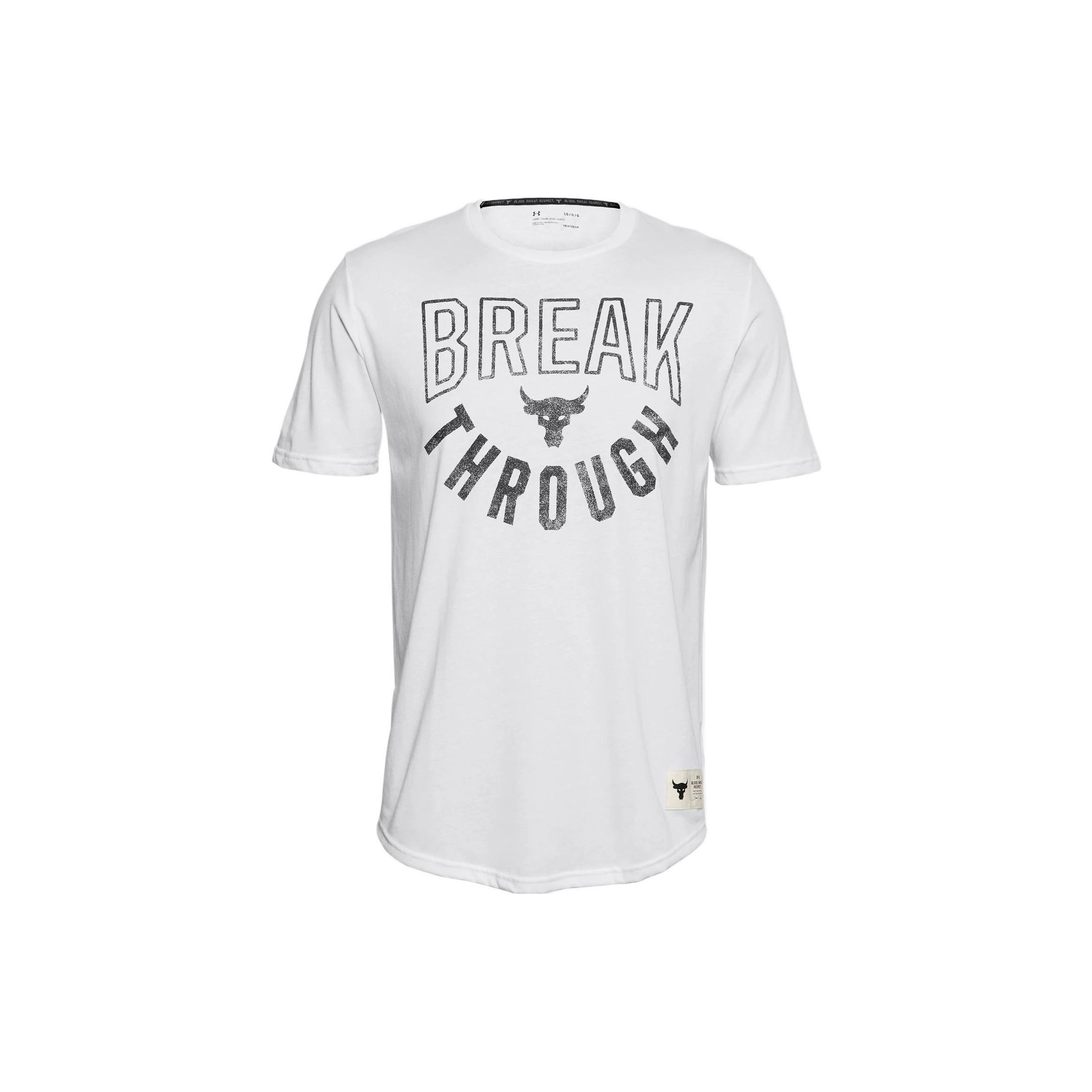 Мужская футболка Under Armour Project Белая 1357191-112 L