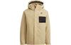 Down Jackets Unisex Light Khaki Hooded Moderate Other H20771