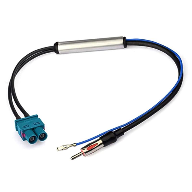 Radio Adaptor Antenna Am/Fm Cable Dual Fakra-Din Aerial Antenna Adaptor Car Accessories For Vw For Adapter