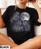 Three Zebra Moon 90s Graphic Style T-Shirt,Retro 90s Safari Gift,Zebra Lovers,Funny Zebra Tee,Wildlife Nature Top,African Safari Tee