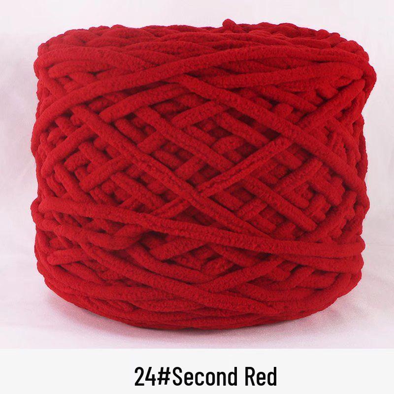 Handgjord Tjock Halsduksgarnboll - Mjuk DIY Stickning & Virkning