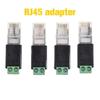 2PIN Terminal RJ45 To RS485 Converter RJ45 Male Connector Network Adapter RJ45 Terminal Adapter Crystal Head To Terminal Adapter