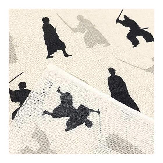 Hamamonyo Tenugui Towel - Samurai - 100% Cotton - 34cm X 90cm