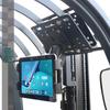 Non-Destructive Installation Forklift Overhead Guard PC Mount Bracket with Ball Head