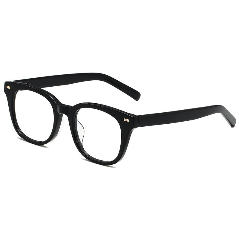High-End Anti-Blue Light Thick Frame Glasses, Myopia-Compatible, Ultralight Browline Design.