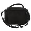 Bolsa Preta de Ombro Único Bolsa Multifuncional Impermeável para Câmera Mensageiro Bolsa de Mão para Exterior