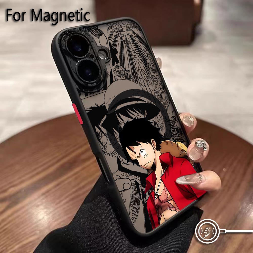 

Anime Ones Pieces Luffys Zoros Phone Case For Samsung Galaxy S25 S24 S23 S22 S21 S20 FE Plus Ultra 5G Matte Magnetic Samsung S20 FE