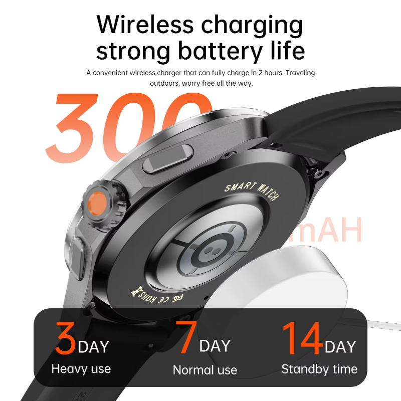 2025 NEU S4 Ultra Smart Armband Herrenuhr AMOLED HD Bildschirm Bluetooth Anruf GPS Trajektorie NFC Herzfrequenz Kompass Smartwatches