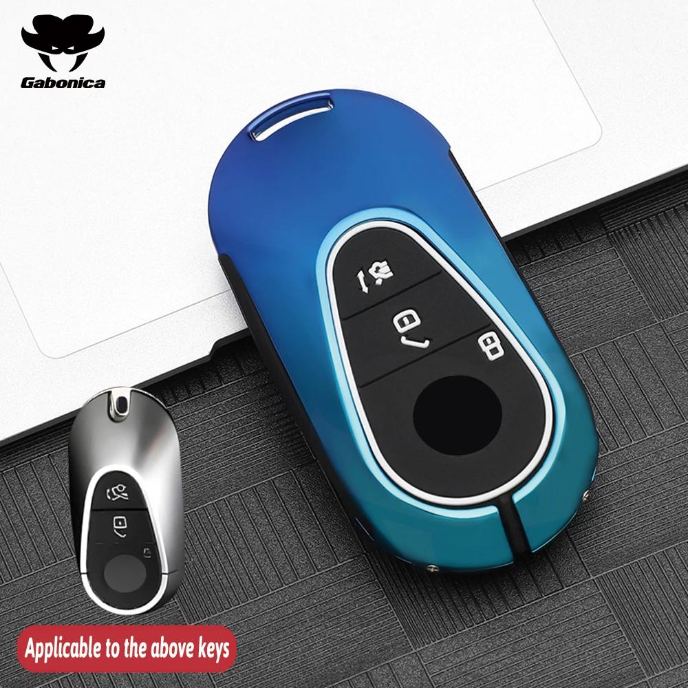 Zinc Alloy Car Key Case Cover Shell For Mercedes Benz W223 W206 S350L S400L S450L S500L  C /S Class Protector Accessories