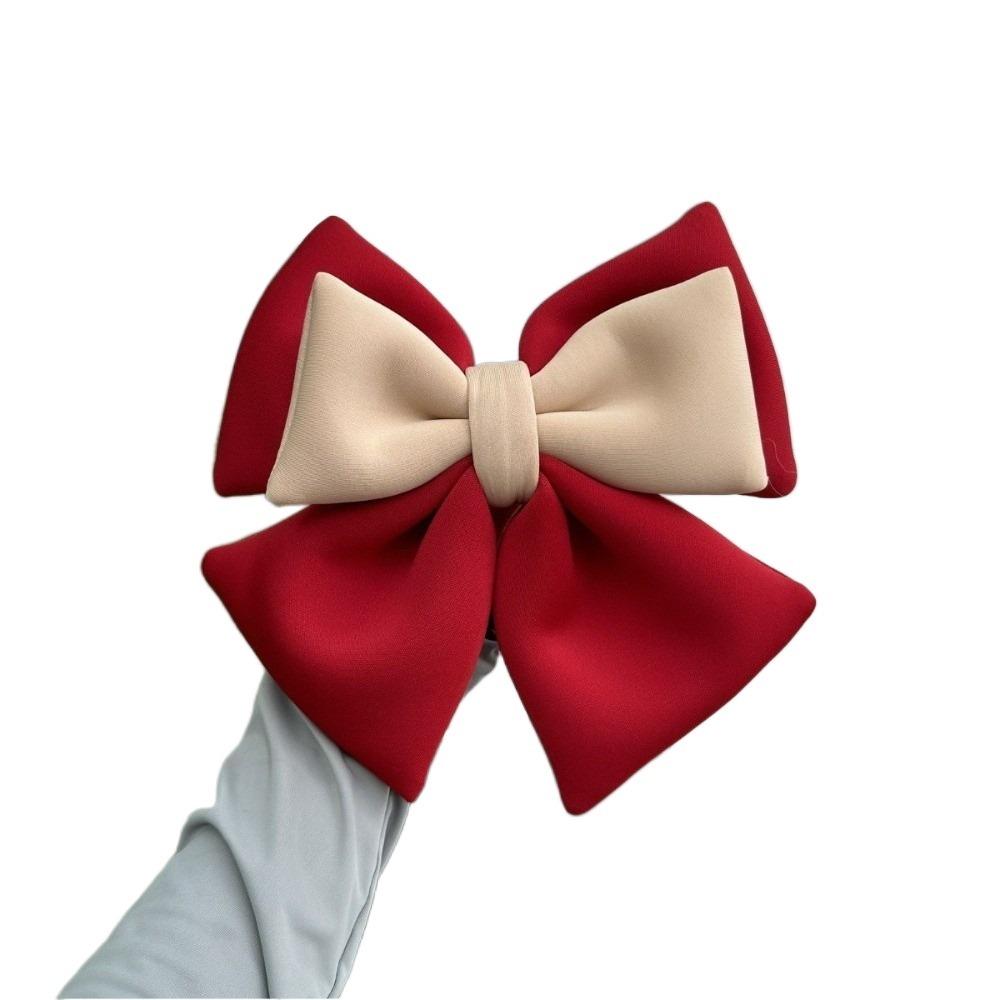 

Cute Electric Bicycle Bowknot Universal Helmet Butterfly Knot Helmet Accessories красный/бежевый