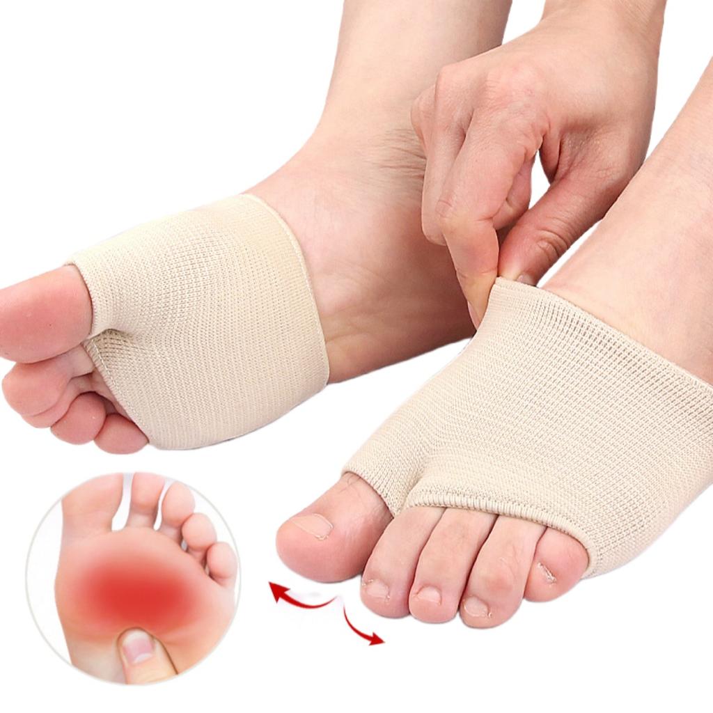 Silicone Metatarsal Pads Foot Guards Forefoot Socks Toe Protector Toe Separator Insole Bunion Orthotics Hallux Valgus Corrector