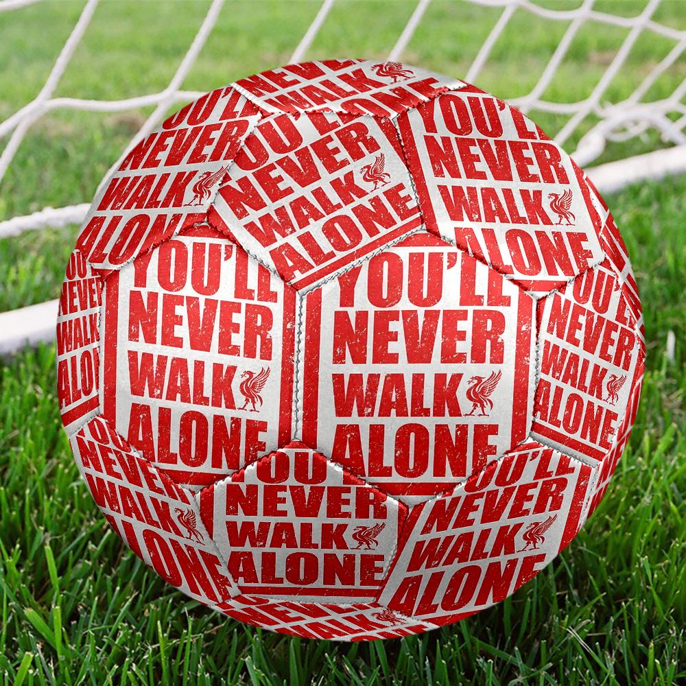 football club Print Size 5 Soccer Ball, Standard Match Football for Sports Game and Team Practice, Ideal Gift for Soccer Fans