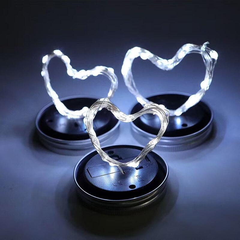 Solar Mason Jar String Lights