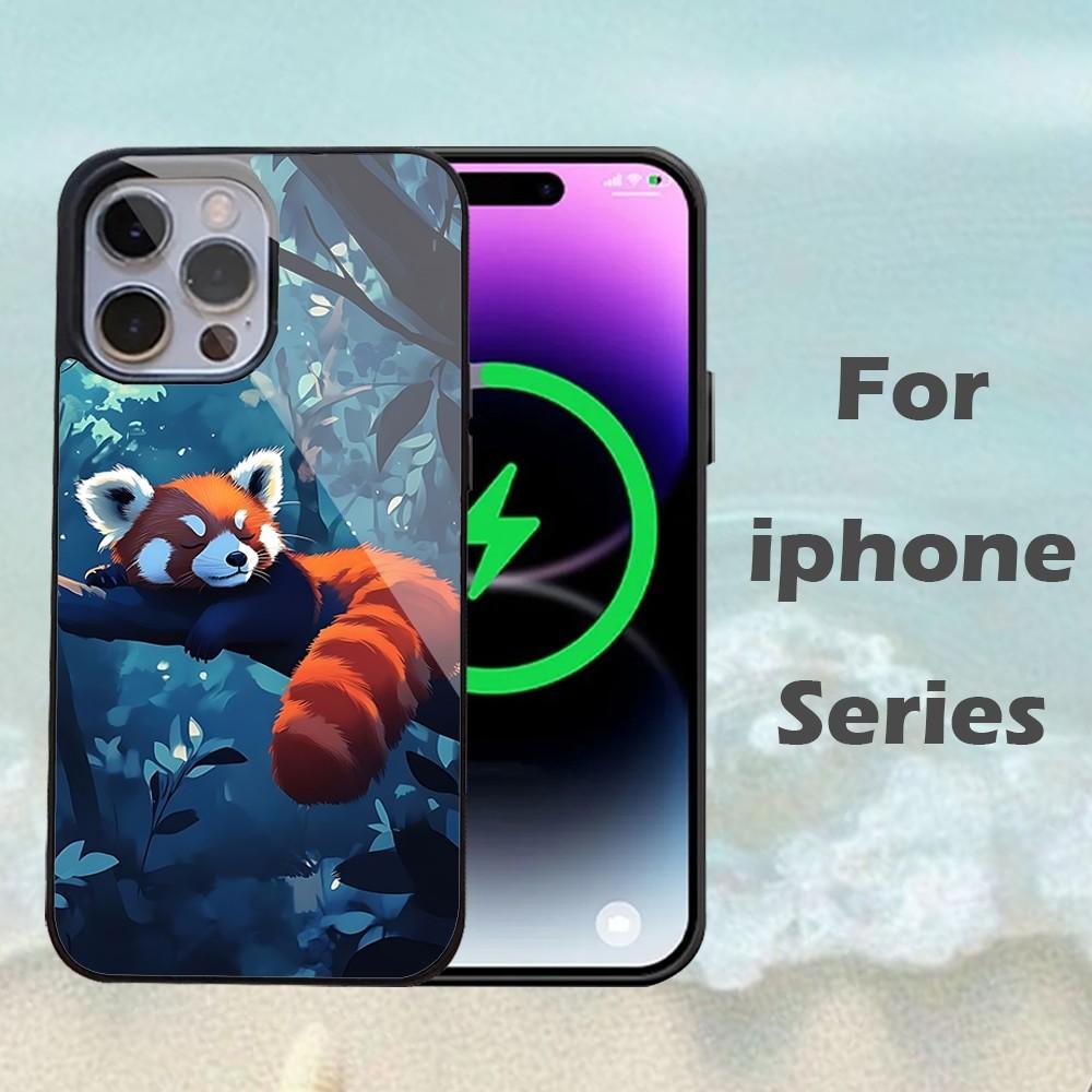 Red Panda Phone Case For IPhone 16 15 14 13 Pro Max 11 12 Mini Alex Mirror For Magsafe Wireless Charging Cover