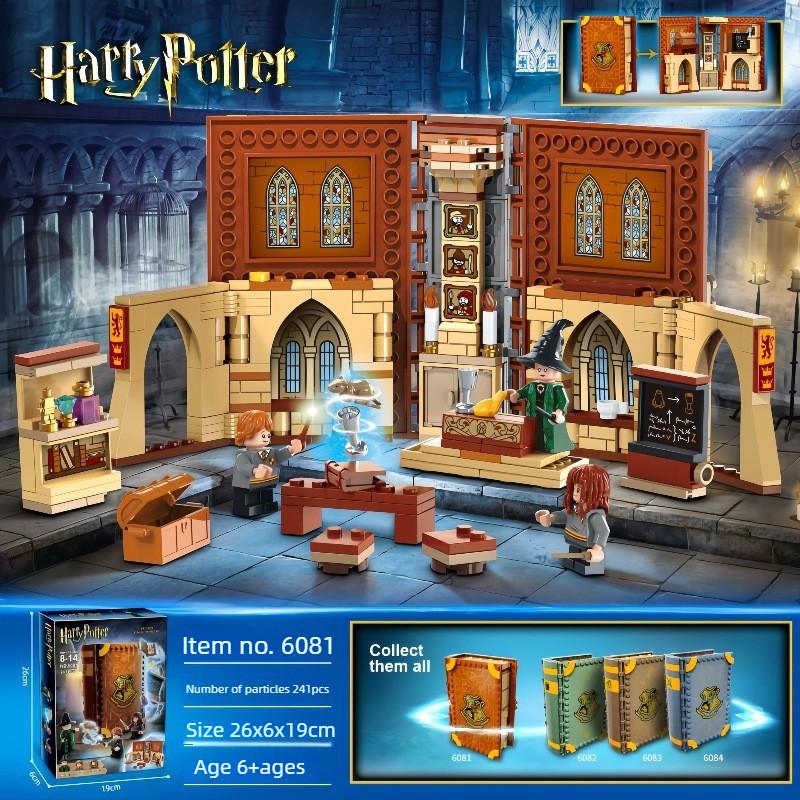 Collection of 6 Magic Books, Magic Classroom Gifts Building Blocks, Gift Children's Toys Toy Building Blocks,76397 76382 76396