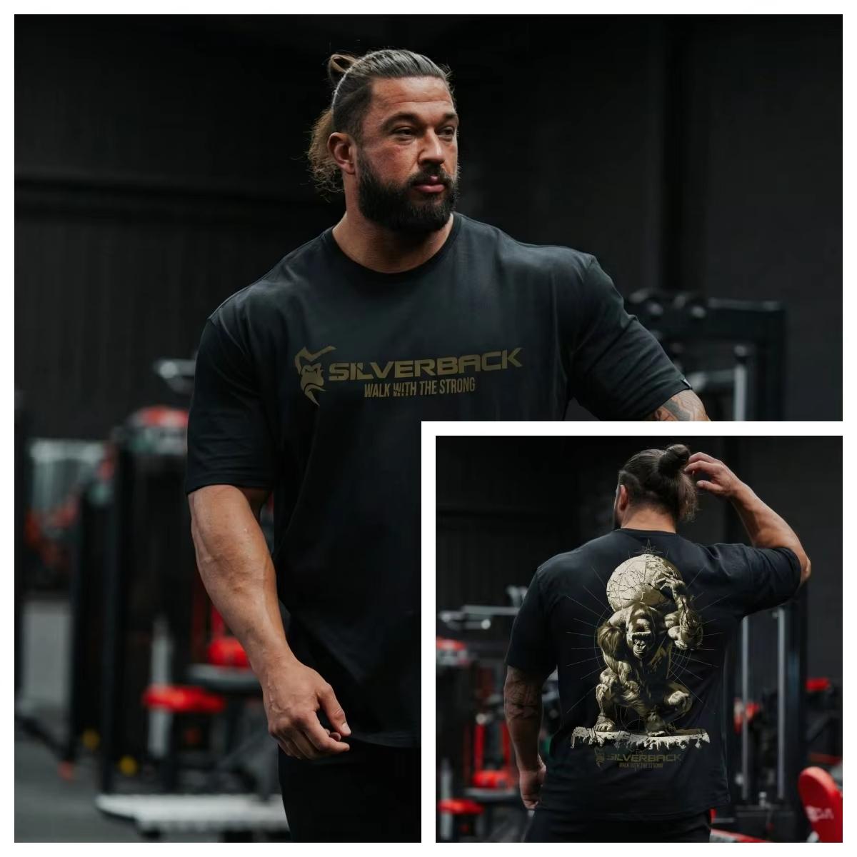 Gorilla Print Tshirt Atlas TShirt Silverback wear 2026 Summer Fashion Tshirt L