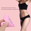 Pink Mini Hair Trimmer Love Heart Shape Hair Cutting Comb Body Bikini Hair Removal Pubic Hair Brushes With Blades Trimming Tools