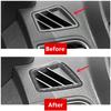 Carbon Fiber Stickers Car Air Outlet Air Conditioner Vents Modification Cover Trim Strip For Ford Explorer Car Inner