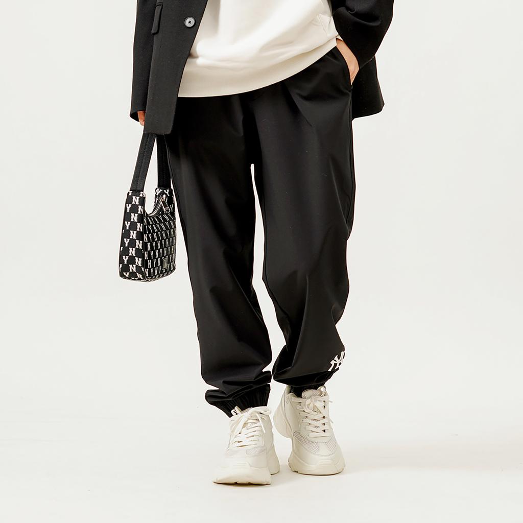 New MLB New York Yankees Knitted Sweatpants Unisex Black 3AWPC0121-50BKS