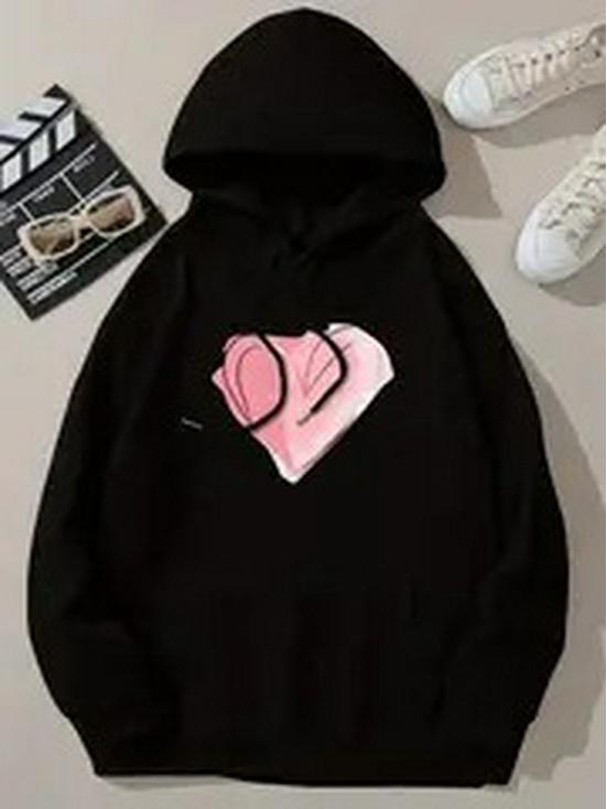 

2024 Women s European & American Printed Round Neck Sweater S красный