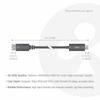 Club3D DisplayPort 1.4 To HDMI 2.0b HDR (High Dynamic Range) Compatible 4K 60Hz Display Conversion Cable 2m (CAC-1083)