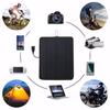 5.3W 6V Solar Panel Monocrystalline Silicon Solar Cell with USB Poat DIY Waterproof Camping