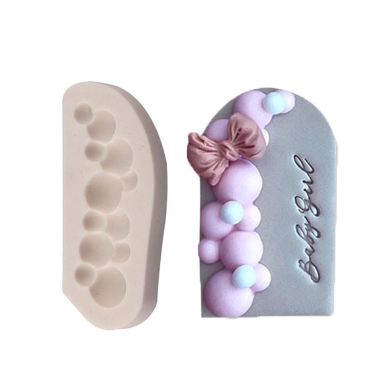 Chocolate Candy Bubble Fondant Mold Hemisphere-Shape Silicone Mold Half Round Baking Fondant Mold Cake-Decor DIY Tool